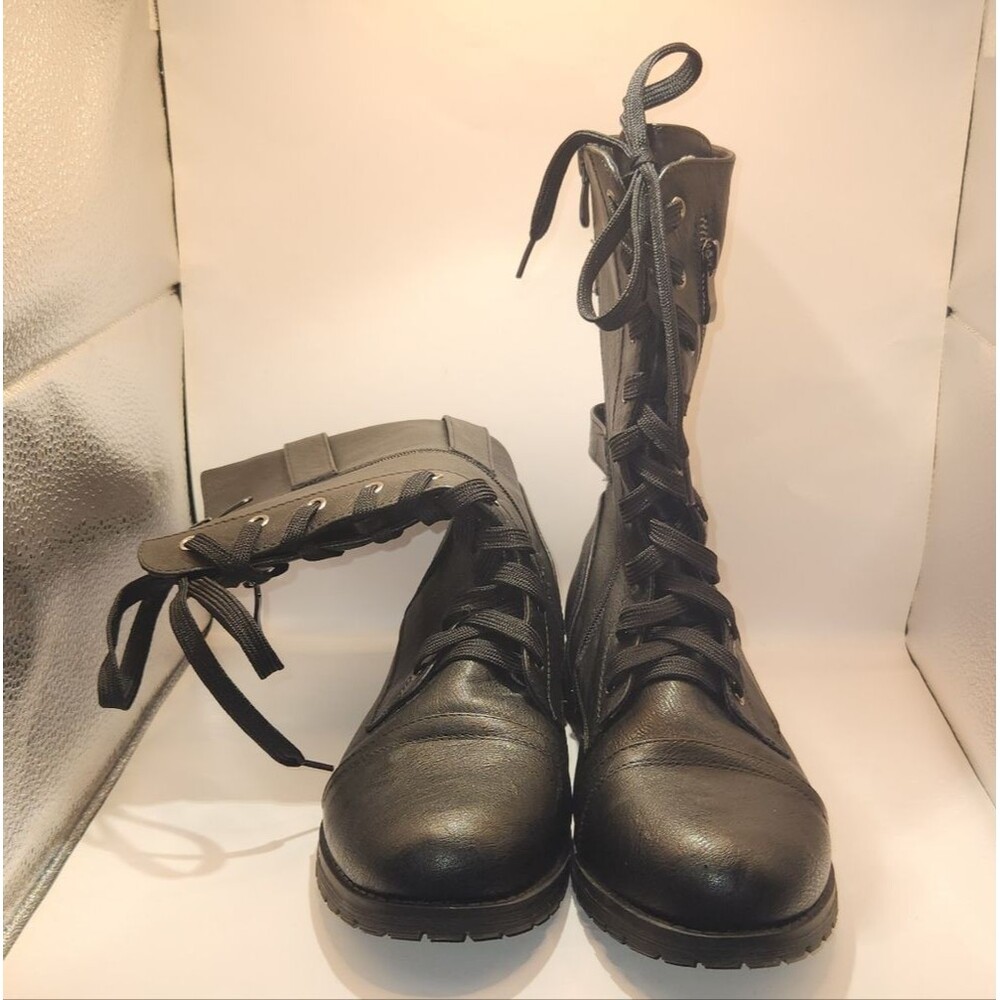DREAM PAIRS Utilitarian Ankle Mid Calf Combat Boots Size 12